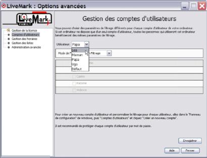 controle parental comptes utilisateurs